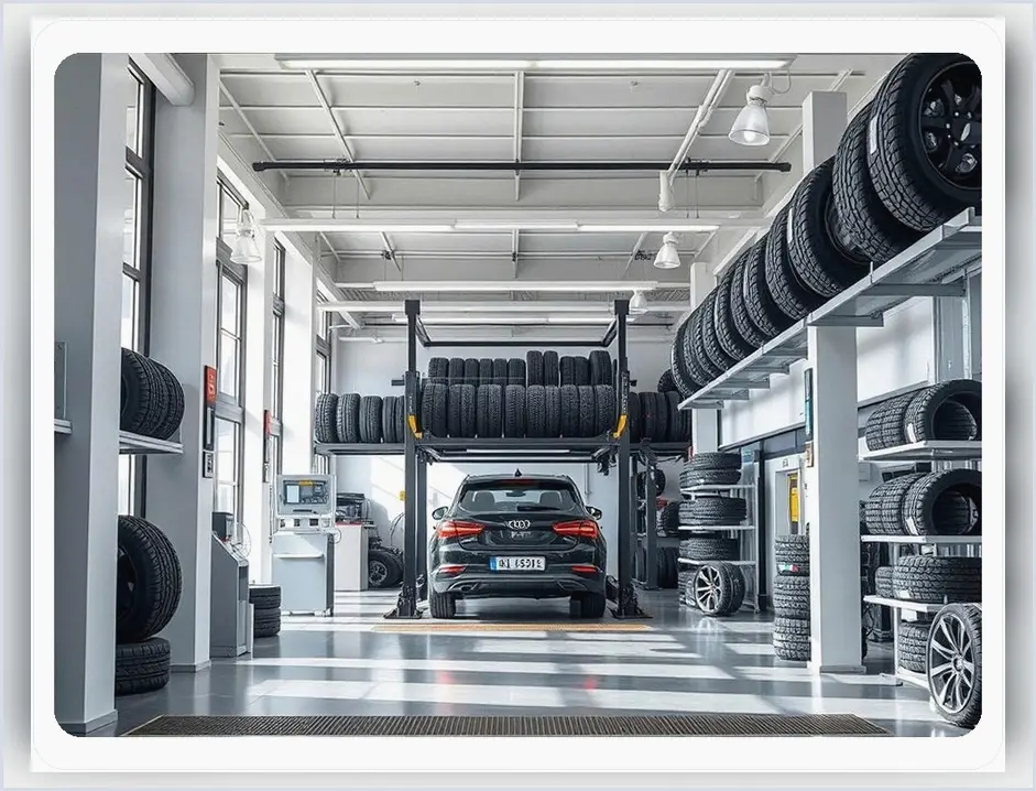 진도읍 메르세데스벤츠 AMG GT63 넥센타이어렌탈 작업 전후 4